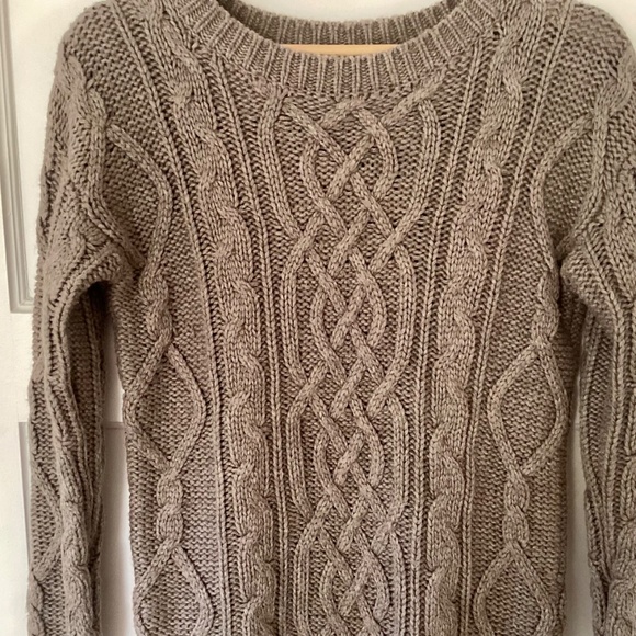 Moda International Women’s XS Wool Blend Cable Knit Pullover Sweater Dress Y2K - Picture 7 of 13